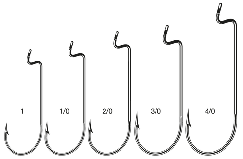 8313 Round Bend Worm Hook