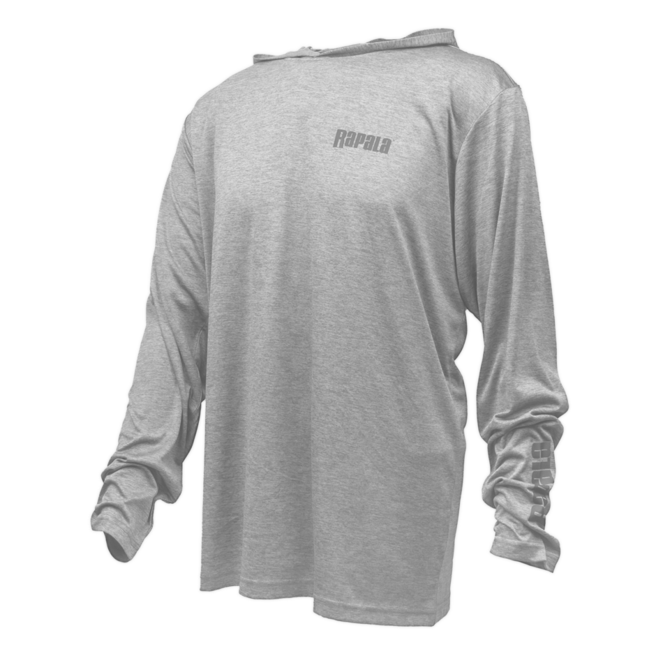 Rapala Hooded UV Shirt - Heather Grey