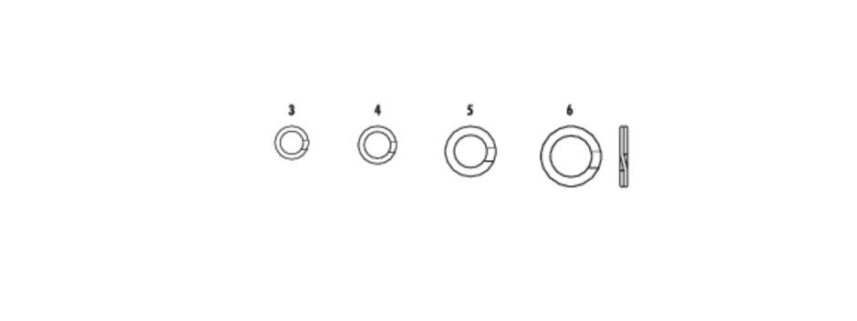 BSSR Black Stainless Steel Split Ring