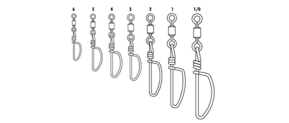 BSTSS Black Stainless Steel Tournament Snap Swivel