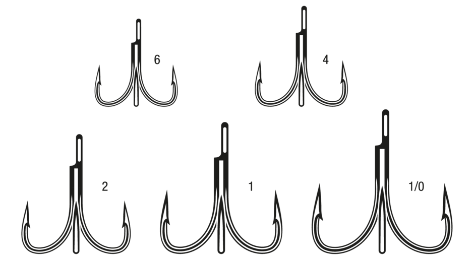 7554 Treble Hook 2X Magic Eye