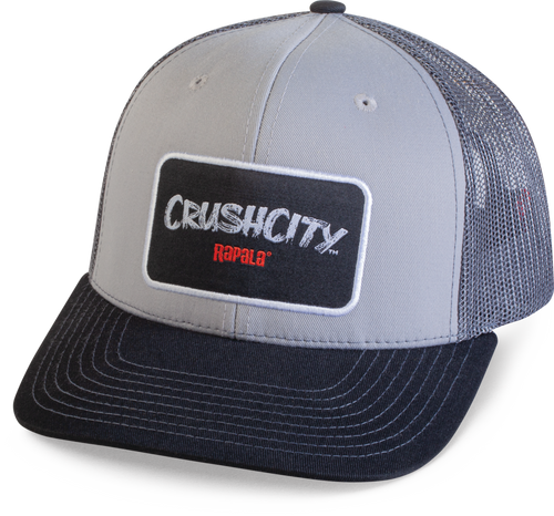 Big Patch CrushCity® Hat - Grey Black