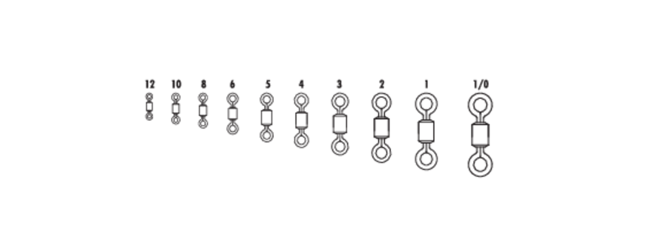 BSRS Black Stainless Steel Rolling Swivel