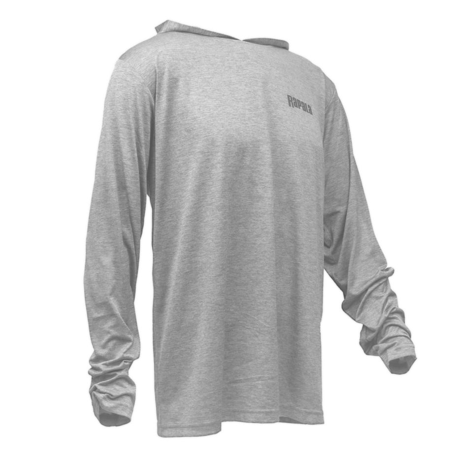 Rapala Hooded UV Shirt - Heather Grey