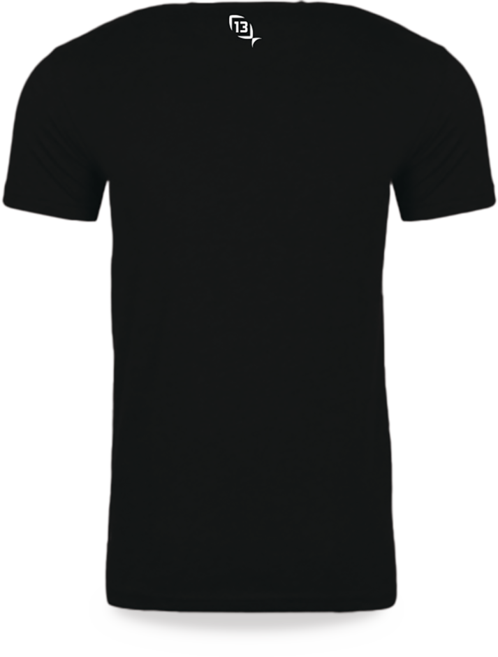 13 Fishing Slash Lifestyle Black T-Shirt