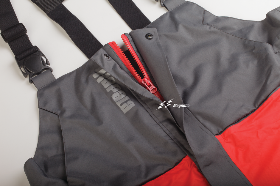 Rapala® Rain Bibs Grey Red