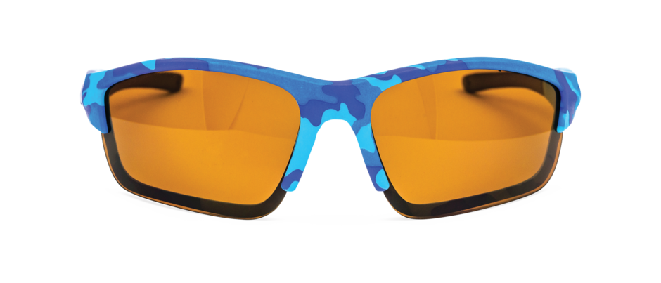 Boys Polarized Fishing Glasses - Blue Camo