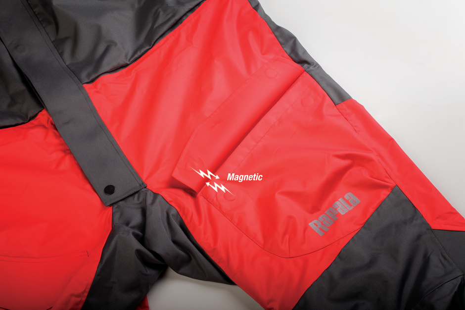 Rapala® Rain Bibs Grey Red
