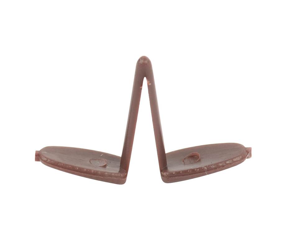 Pellet Stops Brown 50 Pack