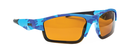 Boys Polarized Fishing Glasses - Blue Camo