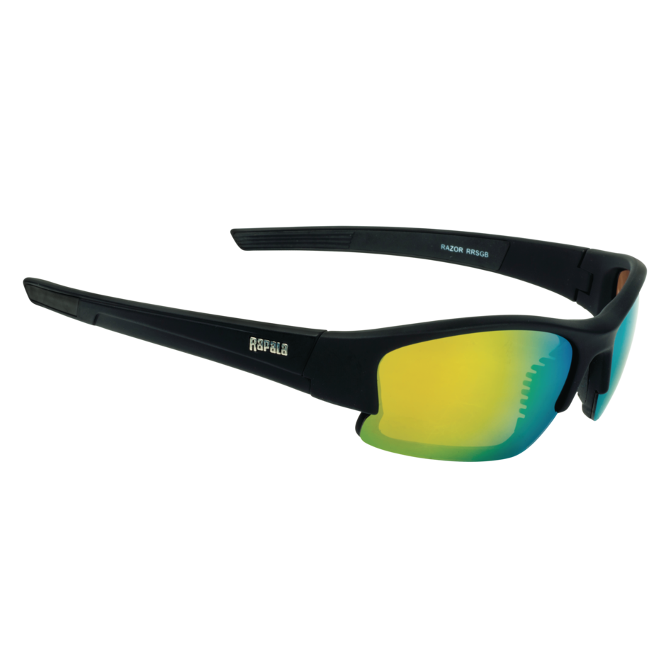 Razor Half Frame Polarized Fishing Glasses - Amber