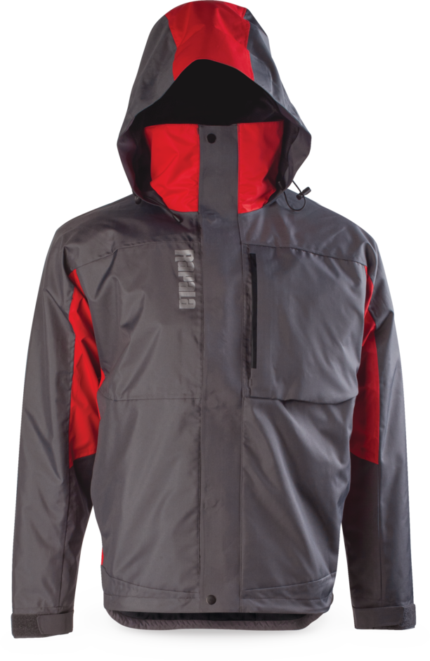 Rapala® Rain Jacket Grey Red