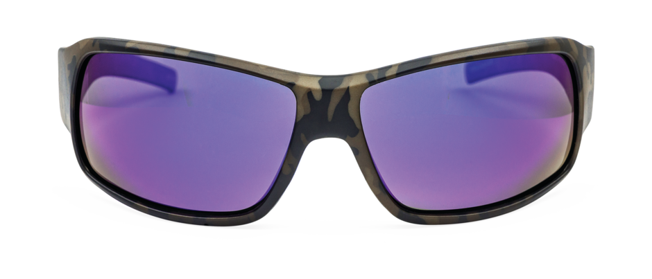 Prowler Polarized Fishg Glasses - CAMO / Gray / Blue Mirror